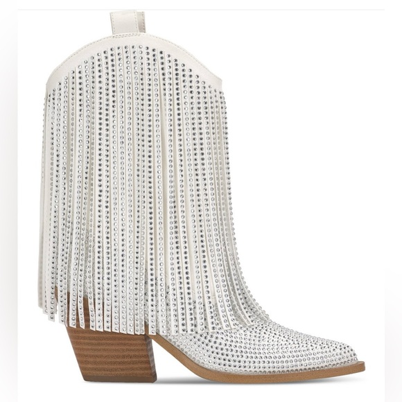 Paredisa Rhinestone Fringe Cowboy
Booties - Picture 4 of 12
